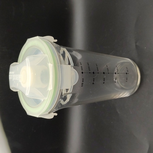 Glasslock Shaker Bottle Glass Mixing Bottle with Lid 450 ml EUC - Picture 5 of 12